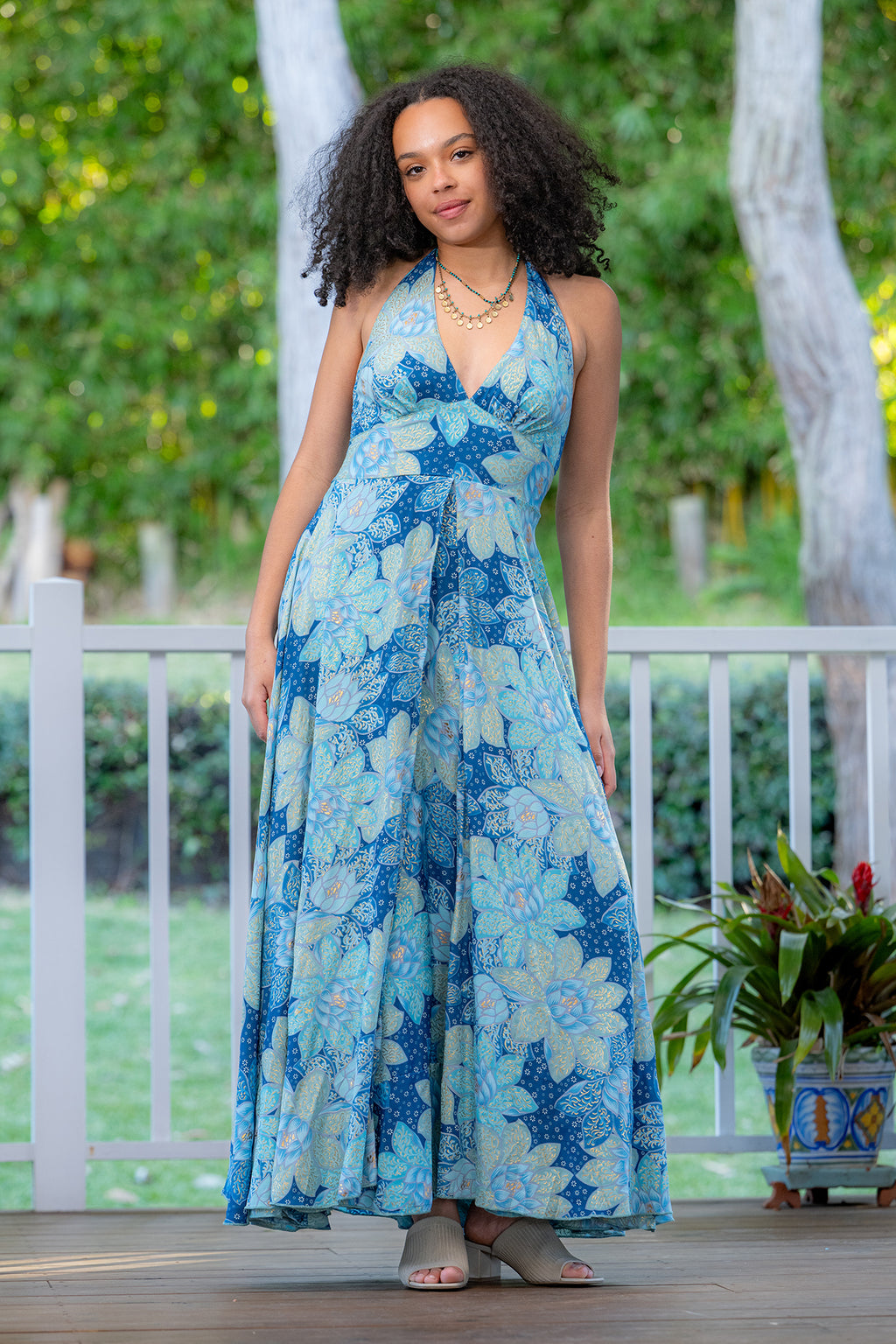 Kavali Halter Maxi Dress