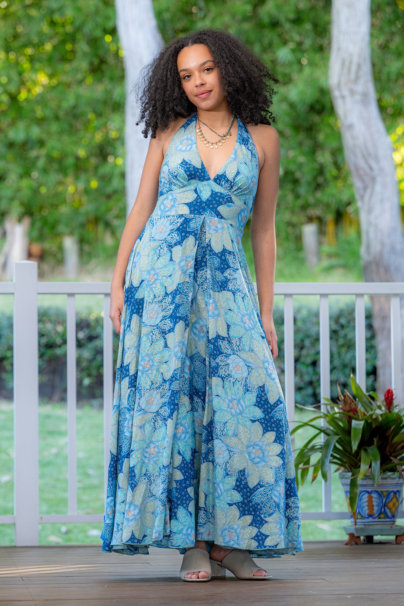 Kavali Halter Maxi Dress