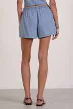 Jack Chambray Eyelet Short