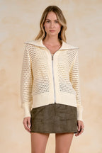 Sylvan Stone Zip Sweater