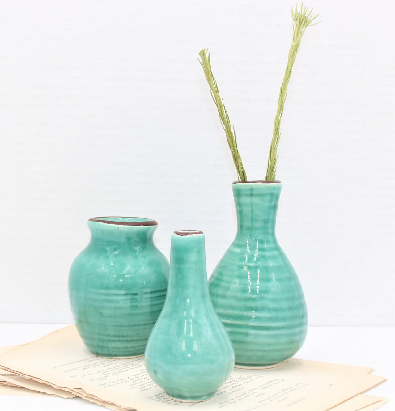 Ceramic Mini Vase- Jade