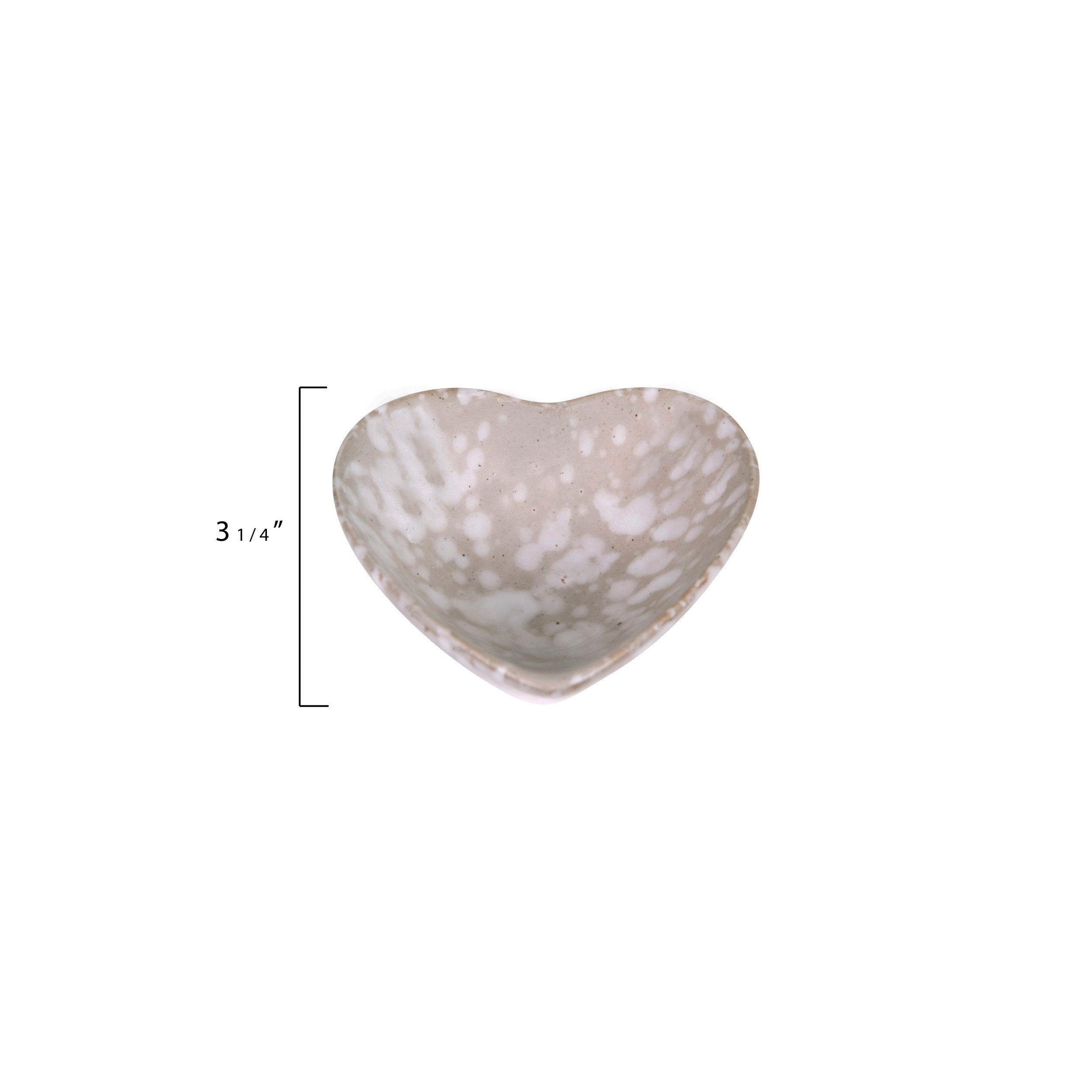 Stoneware Heart Dish