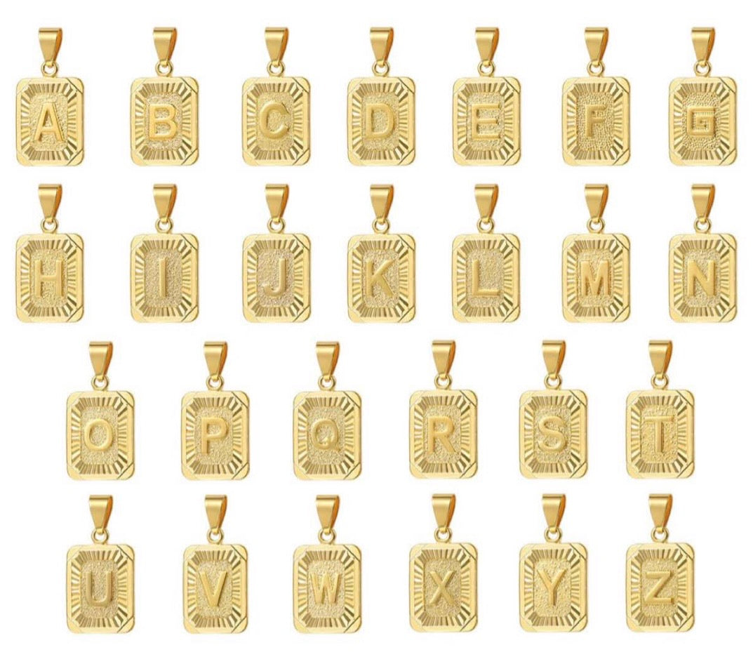 Honey Initial Necklace