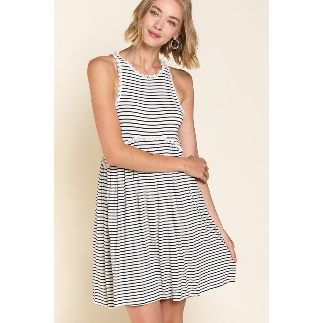 Babydoll Stripe Dress