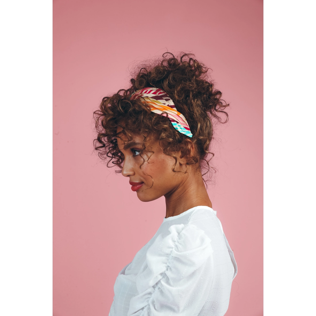 Twisted Rainbow Zebra Headband