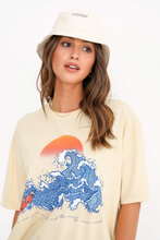 On A Wave Oversized Tee