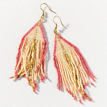 Luxe Stripe Fringe Earrings