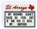 El Arroyo Card