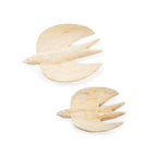Wood Carved Bird Set