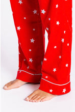 Red Flannel Stars Pajama Set